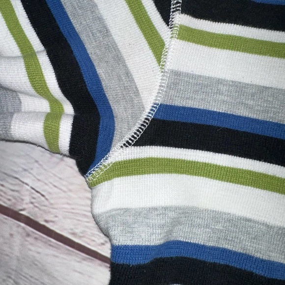 EUC Kids 5T Gymboree 1/4 Zip Pullover LS Striped Shirt - Picture 3 of 7